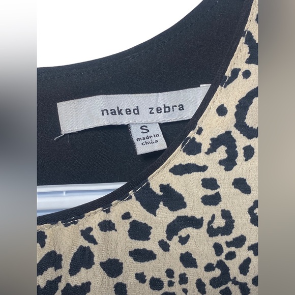 Naked Zebra Cheetah Dress Size Small - Picture 3 of 3